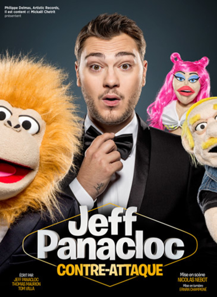 Jeff Panacloc et sa marionnette Jean-Marc se font le zénith d